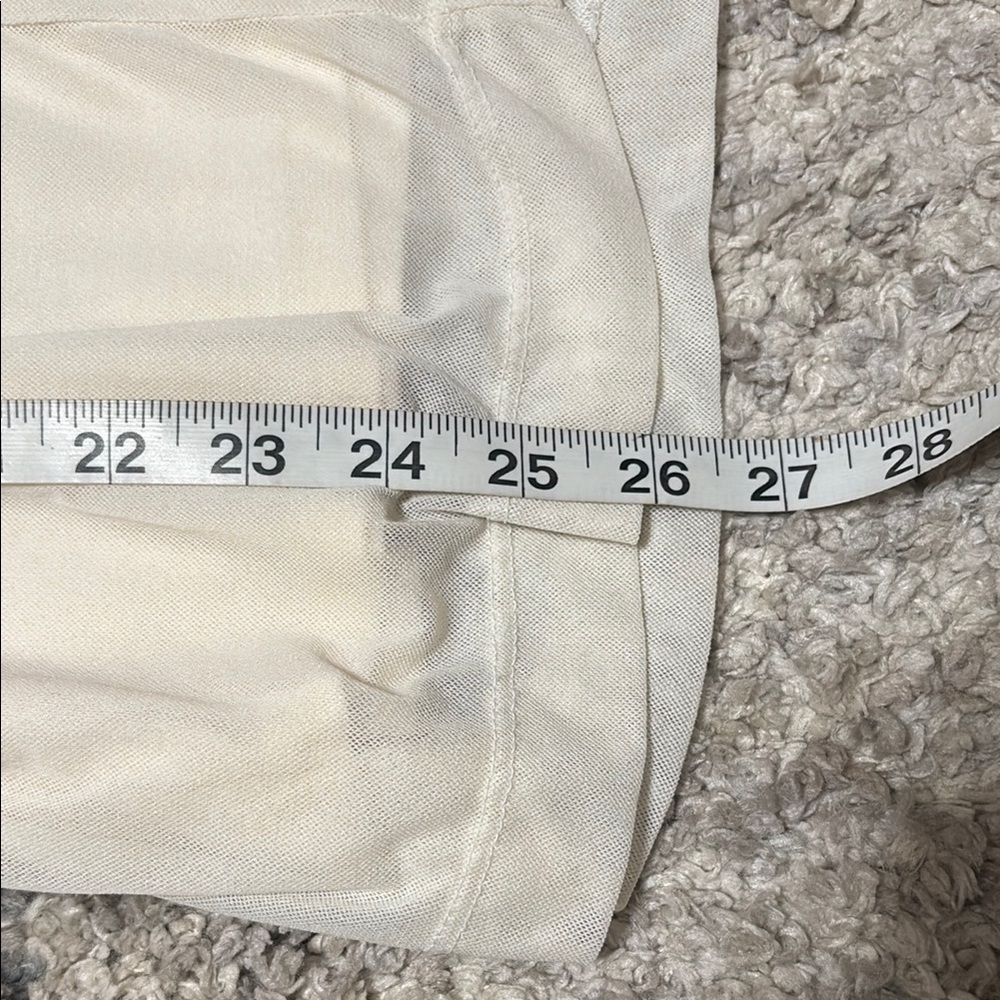 PLUS SIZE Chico's Cream Ruffle Tank Top - Picture 7 of 9